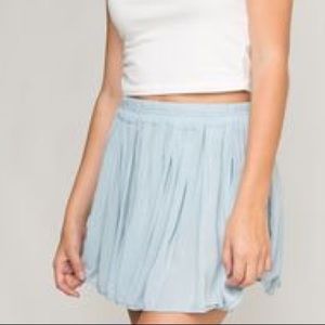 Brandy Melville Luma Mini Skirt Light Blue